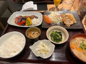 牛ステーキと生姜焼き♥